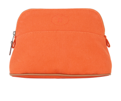 Hermes Mini Bolide Case, Canvas, Orange, MIF, 3*